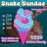 Snake Sundae Lapel Pin Set