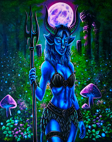 Grove of Pan Print