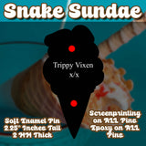 Snake Sundae Lapel Pin Set