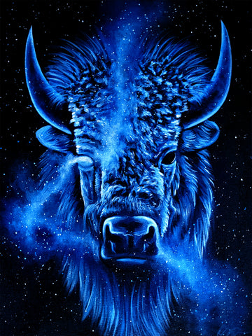 Cosmic Bison Print