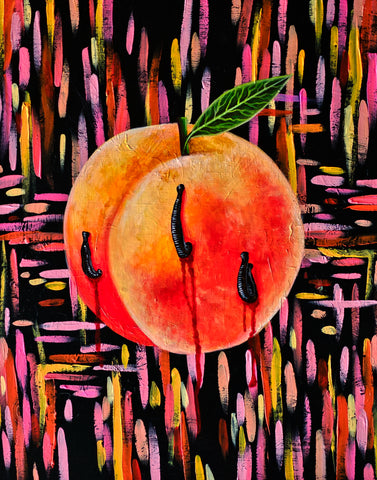 Leeches Peaches Print