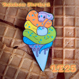 Snake Sundae Lapel Pin Set