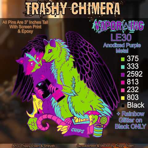 Trashy Chimera Pin Singles Presale