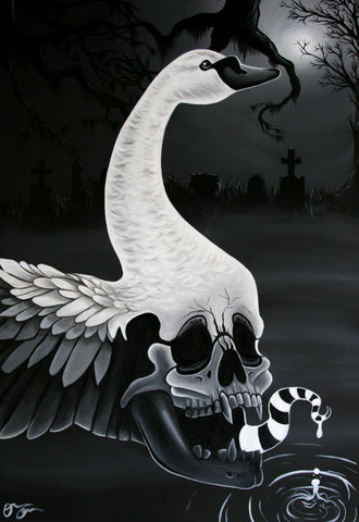 Death Swan Print